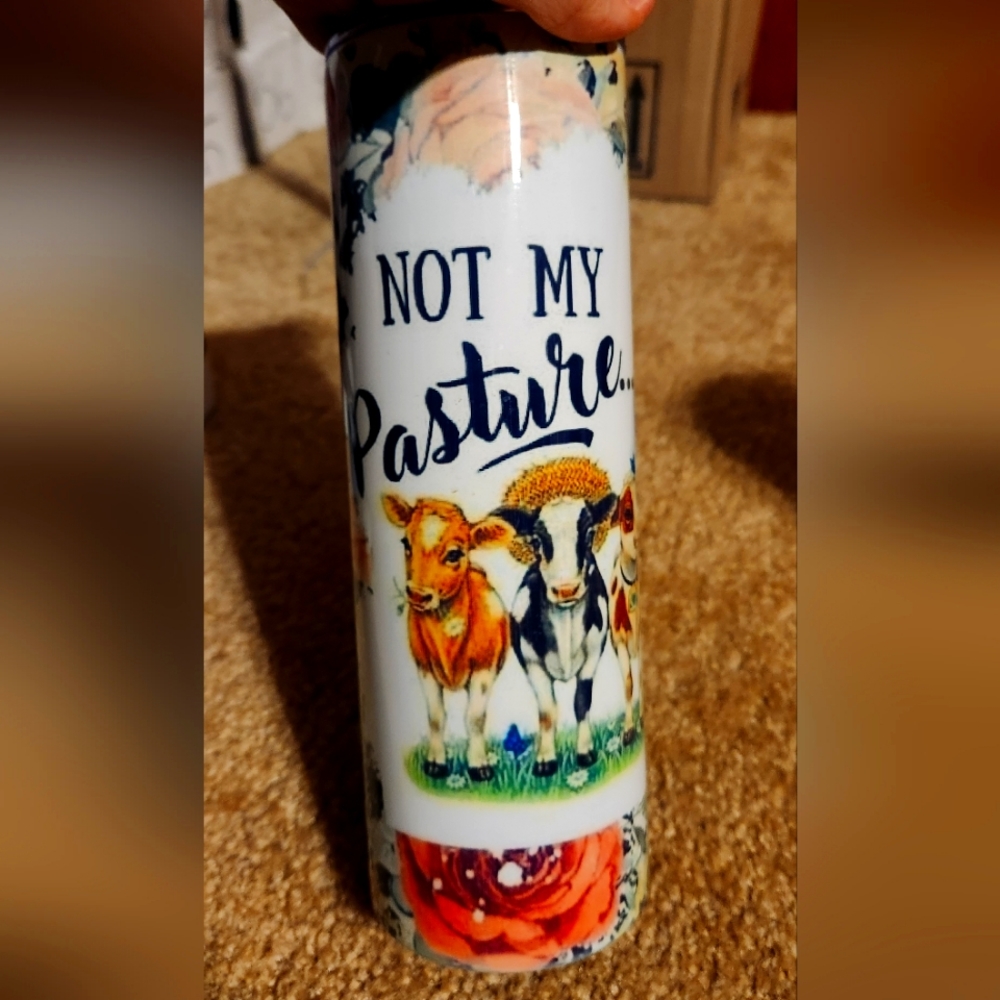 20oz Pasture/Bull**** skinny tumbler